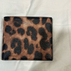 Saint Laurent leopard wallet